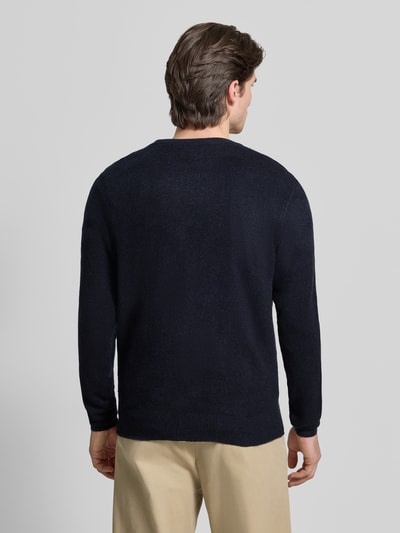 Casual Friday Strickjacke mit Knopfleiste Modell 'HEINE' Dunkelblau 5