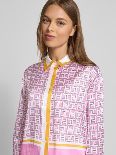 Herzensangelegenheit Regular Fit Bluse im Allover-Look Pink 3