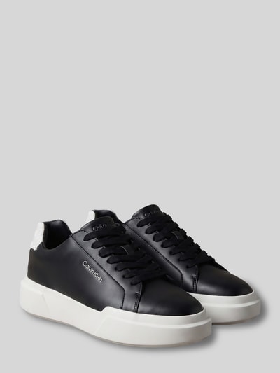 CK Calvin Klein Sneaker aus echtem Rindsleder Modell 'CHUNKY CUPS' Black 1