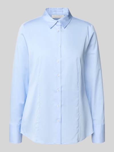 ETERNA Overhemdblouse met knoopsluiting Bleu - 2
