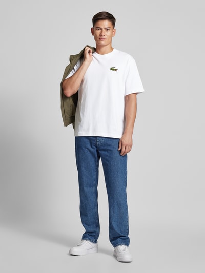 Lacoste T-shirt met ronde hals Wit - 1