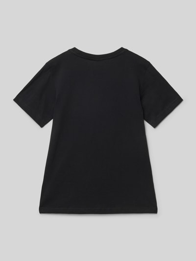 CHAMPION T-shirt met labelprint Zwart - 3