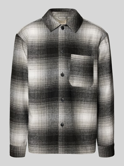 Jack & Jones Regular Fit Hemdjacke mit Brusttasche Modell 'ZAC' Black 2