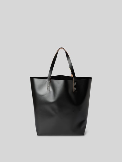 Marni Tote Bag mit Label-Print Marine 4