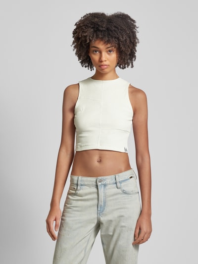 Calvin Klein Jeans Tanktop in Ripp-Optik Offwhite 4