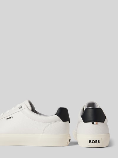 BOSS Sneaker mit Label-Details Modell 'Aiden' Weiss 2