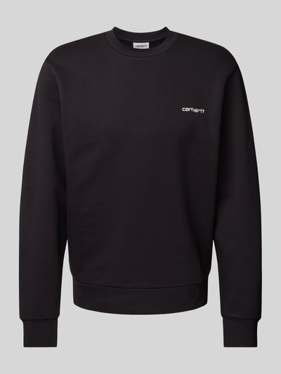 Carhartt Work In Progress Sweatshirt mit gerippten Abschlüssen Black 2