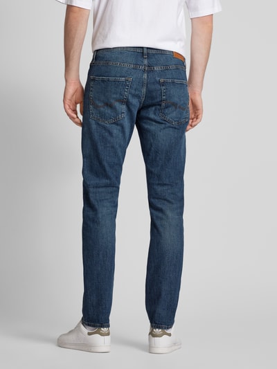 Jack & Jones Jeansy o kroju slim fit z 5 kieszeniami model ‘MIKE’ Jeansowy niebieski 5