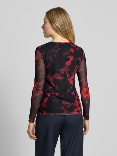 B.Young Shirt met lange mouwen en ronde hals, model 'Paloma' Lichtrood gemêleerd - 5