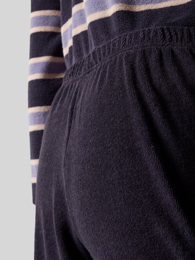 Schiesser Piżama o kroju regular fit z froty Niebieski 2