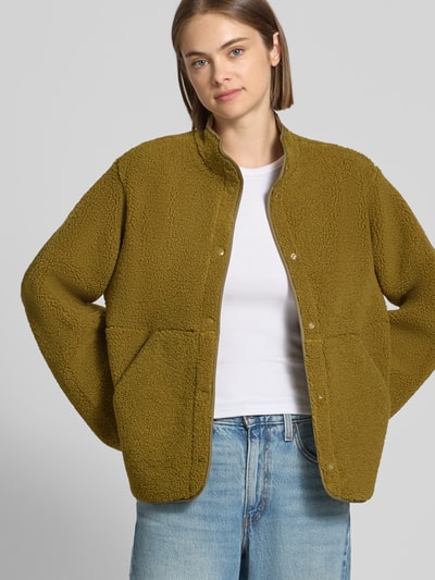 JJXX Teddyjacke mit Stehkragen Modell 'VERA' Oliv 3