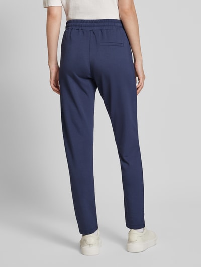 Soyaconcept Slim fit sweatpants met tunnelkoord, model 'BANU' Donkerblauw - 5