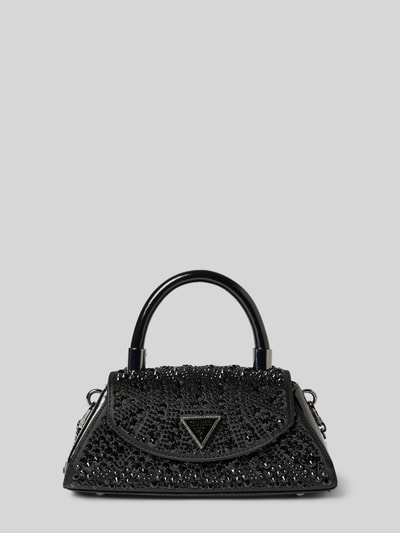 Guess Handtasche mit Label-Detail Modell 'BEAUVOIR' Black 2