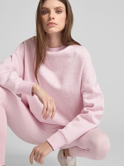 Under Armour Oversized Sweatshirt mit Label-Print Hellrosa 3