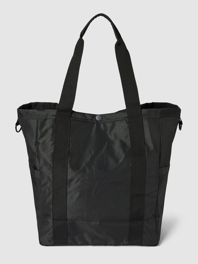 Knowledge Cotton Apparel Shopper met hengsel Zwart - 4