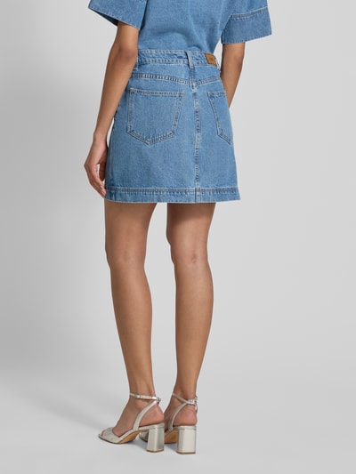 YAS Jeansrock mit Knopfleiste Modell 'CECI' Jeansblau 5