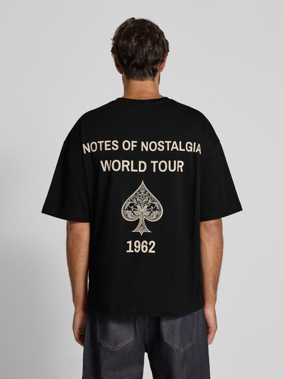 Don´t Waste Culture T-Shirt mit Logo-Print Modell 'Islian' Black 5