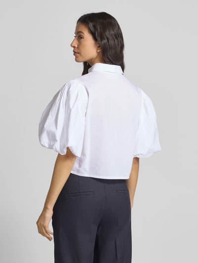 GUIDO MARIA KRETSCHMER WOMAN Regular Fit Bluse mit Puffärmeln Modell 'CLAIRE' Weiss 5