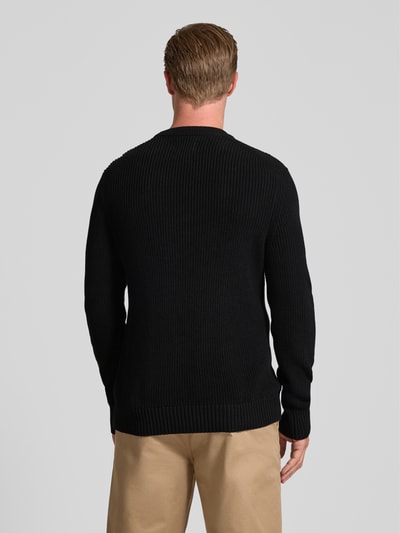 MCNEAL Strickpullover mit Rundhalsausschnitt Black 5