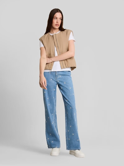 Tom Tailor Denim Wide leg jeans van zuiver katoen model 'LINOU' Jeansblauw - 1