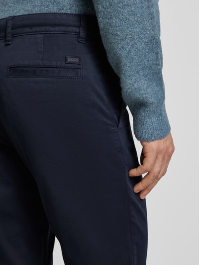 BOSS Orange Regular Fit Chino mit Gürtelschlaufen Marine 3