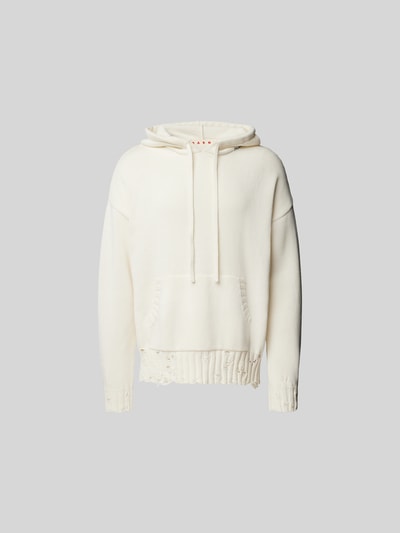 Marni Hoodie in Strick-Optik Offwhite 1