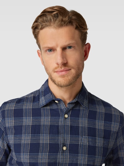 Jack & Jones Premium Koszula casualowa o kroju slim fit ze wzorem w kratę model ‘BLUSUMMER’ Granatowy 3