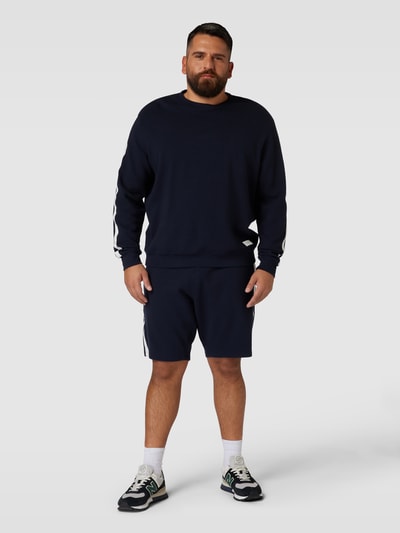 Tommy Hilfiger Big & Tall PLUS SIZE Sweatshirt mit Kontraststreifen Marine 1