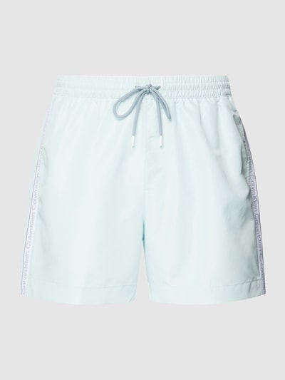 Calvin Klein Underwear Badehose mit Label-Details Rauchblau 2
