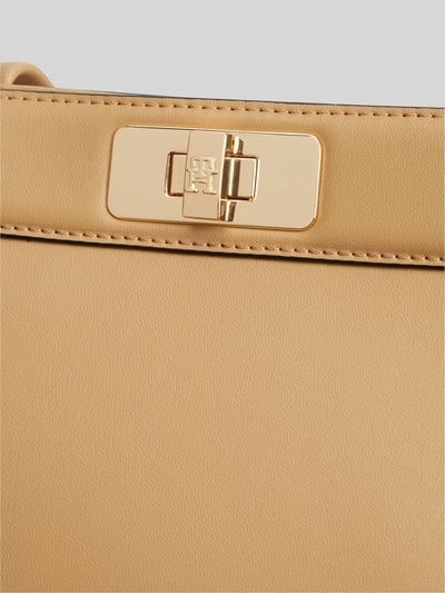 Tommy Hilfiger Henkeltasche mit abnehmbaren Schulterriemen Beige 3