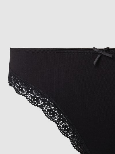 Esprit Slip mit Spitzenbesatz Black 2