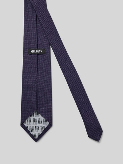 REAL GUYS Stropdas met labeldetail Paars - 2