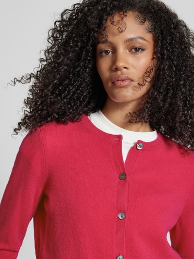 Christian Berg Woman Cardigan met doorknoopsluiting Rood - 3