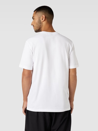 adidas Originals T-shirt z nadrukiem z logo model ‘TREFOIL’ Biały 5