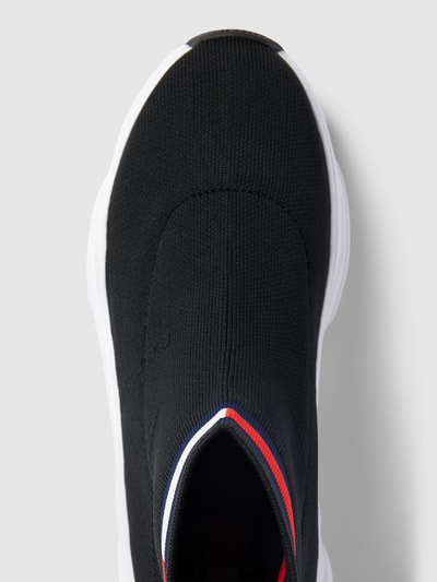 Tommy Jeans Slip-On-Sneaker mit Logo-Print Black 5