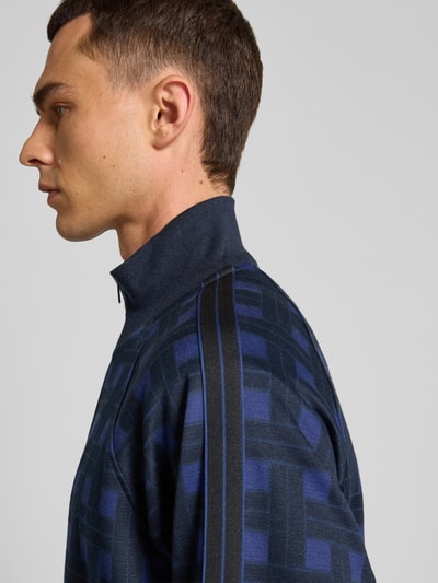 Kenzo Sweatjacke mit Logo-Stitching Dunkelblau 3