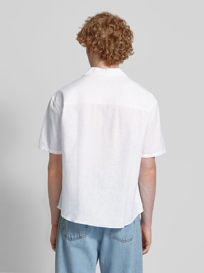 Only & Sons Koszula casualowa o kroju relaxed fit z rękawem o dł. 1/2 model ‘CAIDEN’ Biały 5