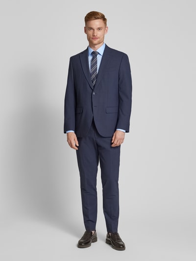 BOSS Slim fit zakelijk overhemd met knoopsluiting Bleu - 1