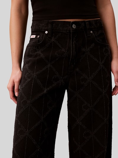 Calvin Klein Jeans Baggy Fit Jeans aus reiner Baumwolle im 5-Pocket-Design Black 3