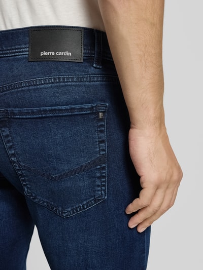 Pierre Cardin Tapered Fit Jeans im 5-Pocket-Design Modell 'Lyon' Dunkelblau 3