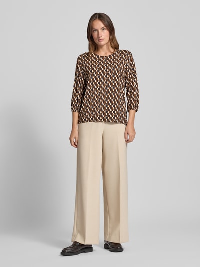 Christian Berg Woman Longsleeve mit 3/4-Arm Cognac 1