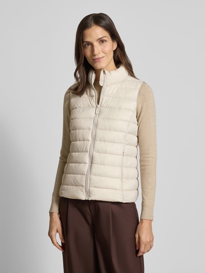 Christian Berg Woman Selection Bodywarmer met opstaande kraag Steengrijs - 4