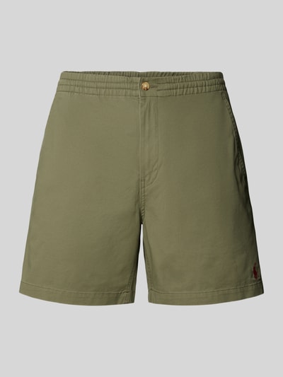 Polo Ralph Lauren Regular Fit Shorts mit Logo-Stitching Modell 'PREPSTER' Oliv 2