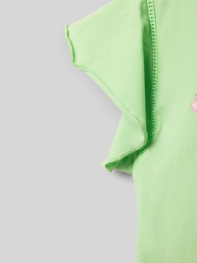 Name It T-Shirt mit Statement-Print Modell 'SEA' Hellgruen 2