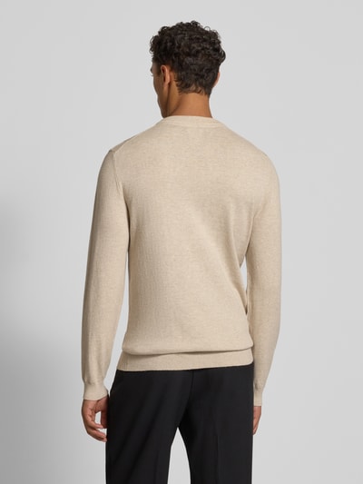 MCNEAL Strickpullover mit Kaschmir-Anteil Sand Melange 5