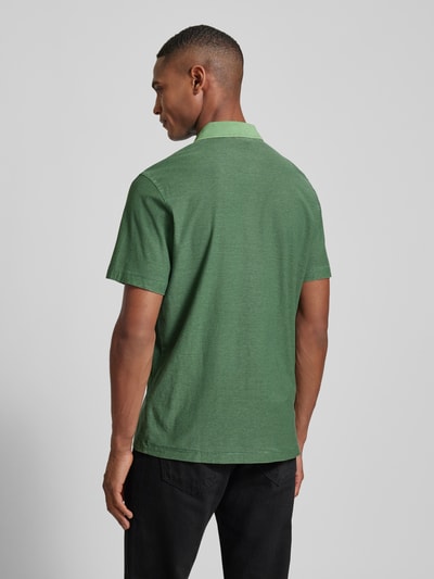 Lerros Poloshirt met labelstitching Lichtgroen - 5