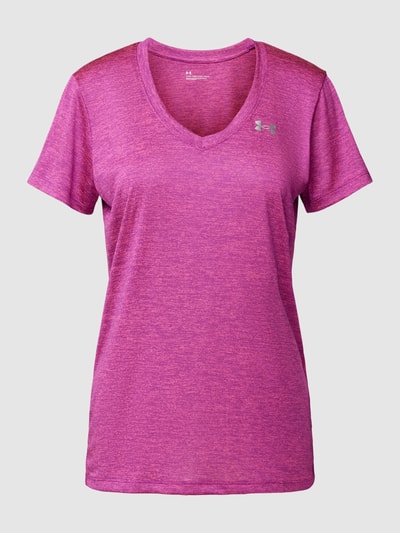 Under Armour T-shirt met V-hals Paars - 2