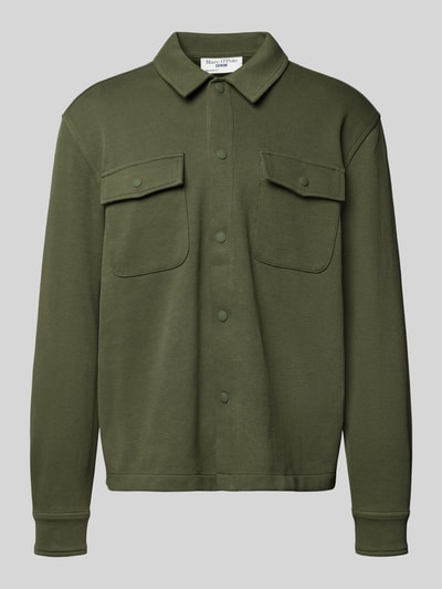 Marc O'Polo Denim Relaxed Fit Hemdjacke aus reiner Baumwolle Khaki 2