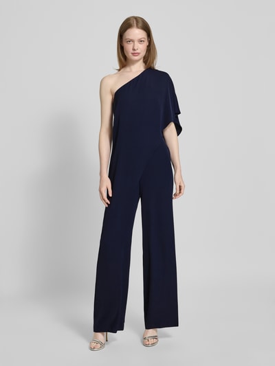 Lauren Ralph Lauren Jumpsuit mit One-Shoulder-Träger Modell 'APRIL' Marine 4