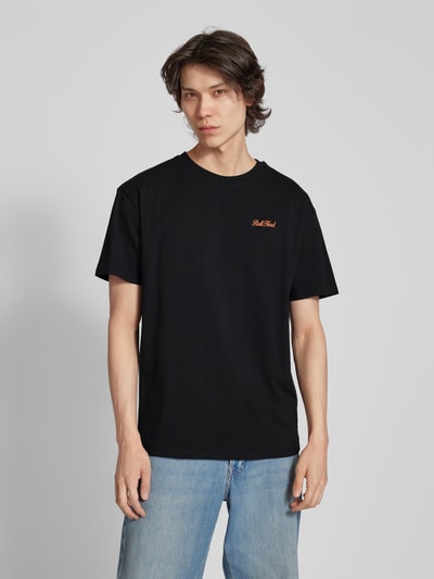 Mister Tee Oversized T-shirt met statementprint, model 'Ball Hard' Zwart - 4